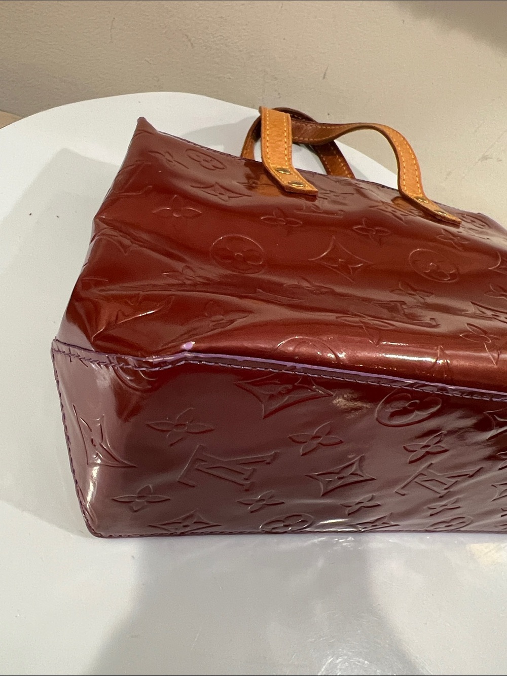 Louis Vuitton Reade PM Brown Vernis Vintage Handbag with COA - Picture 15 of 17